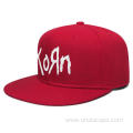 Flat print logo snapback hat